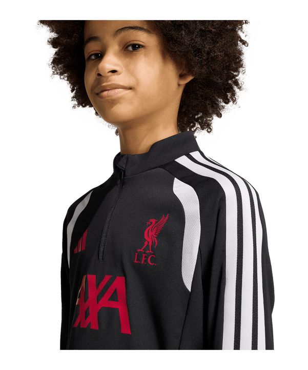 adidas FC Liverpool Tiro Felpa Bambini Nero - nero