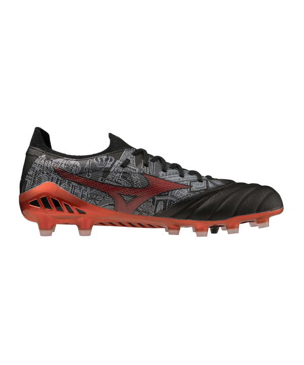 Mizuno Morelia Neo III FG Sergio Ramos 4 Schwarz Rot F04 - schwarz