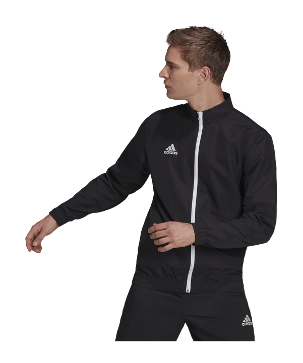 adidas Entrada 22 Präsentationsjacke Schwarz - schwarz