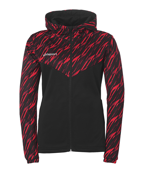 uhlsport Progressive 28 Jas met capuchon Vrouwen Zwart K08 - zwart