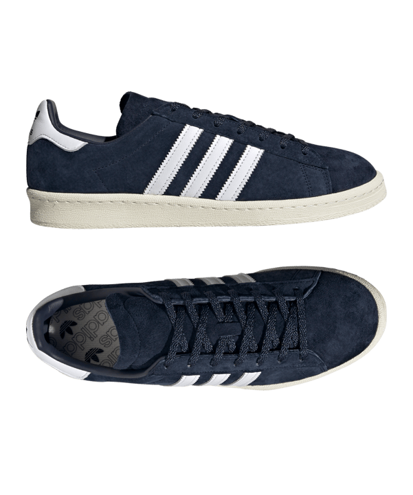 adidas Originals Campus 80s Blau Weiss - blau