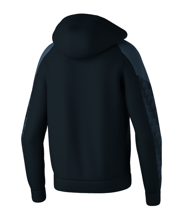 Erima EVO Star Kapuzenjacke Schwarz Grau - schwarz