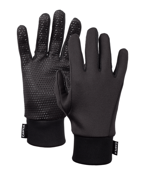Cawila GEAR Handschuhe PREMIUM Fleece Schwarz - schwarz
