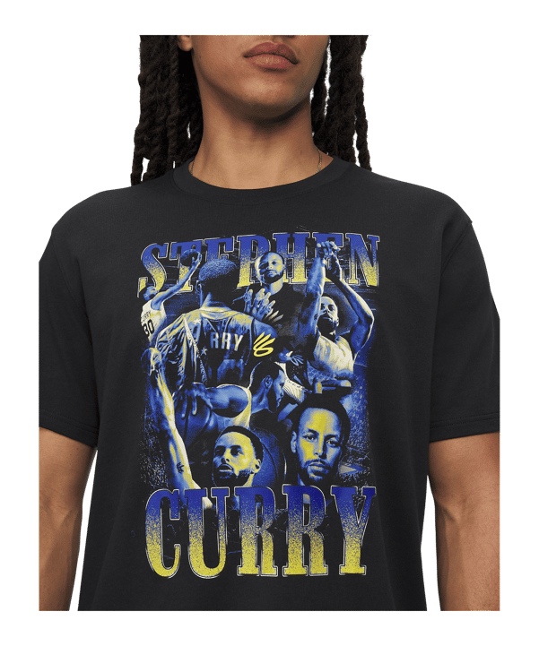 Under Armour Curry Moments T-Shirt Schwarz F001 - schwarz