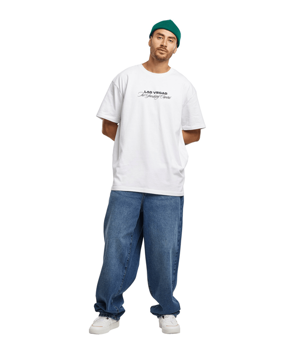 Mister Tee Gamblingital O T-Shirt Weiß - weiss