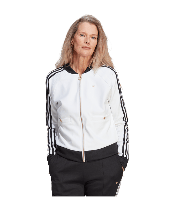 adidas Originals Trainingsjacke Damen Weiss - weiss
