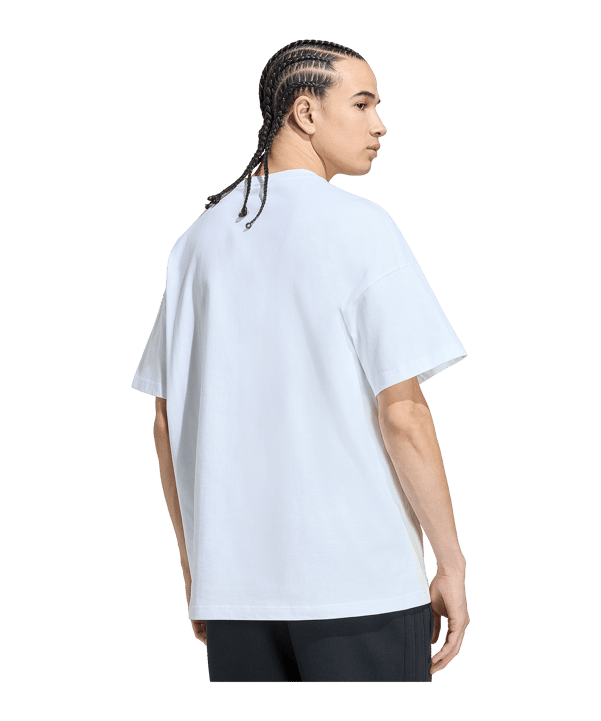 adidas 3 Stripes Loose T-shirt Bianco - bianco