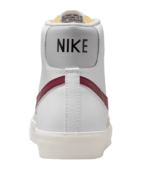 Nike Blazer Mid 77 Vintage Sneaker Weiss Grau F120 - weiss