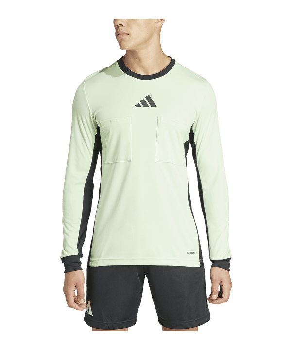 adidas Referee 24 Schiedsrichtertrikot langarm Grün - gruen