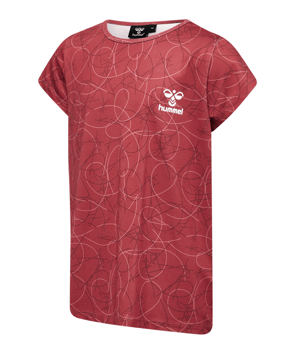 Hummel Nanna T-Shirt Kids Rot F4698 - rot