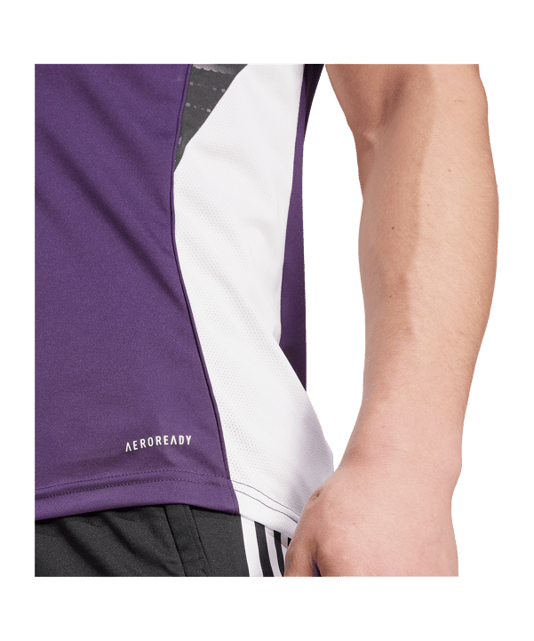 adidas Manchester United Competiton Trainingsshirt Lila - lila