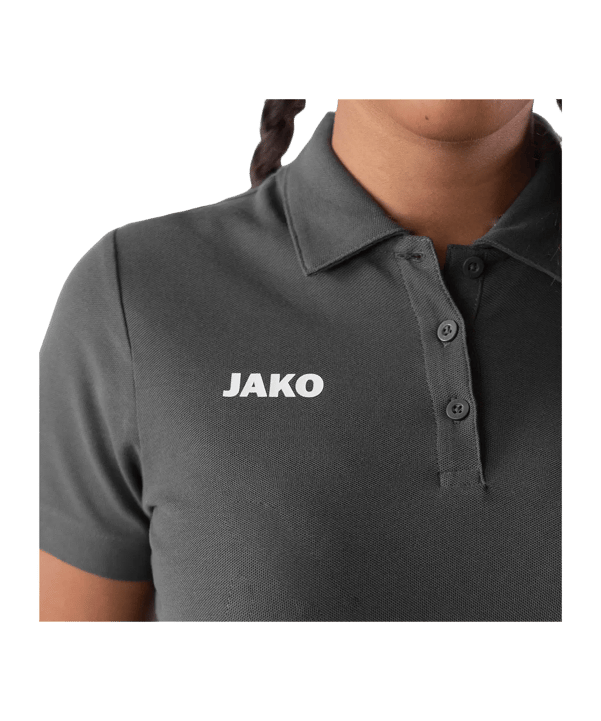 JAKO Base Polo Donna Grigio C021 - grigio