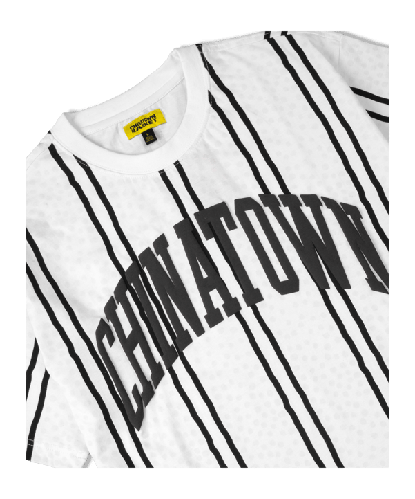 Market Uv Striped T-Shirt Weiss - weiss