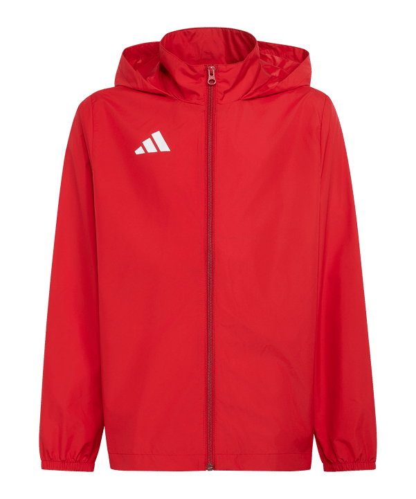 adidas Entrada 26 Jacke Kids Rot - rot