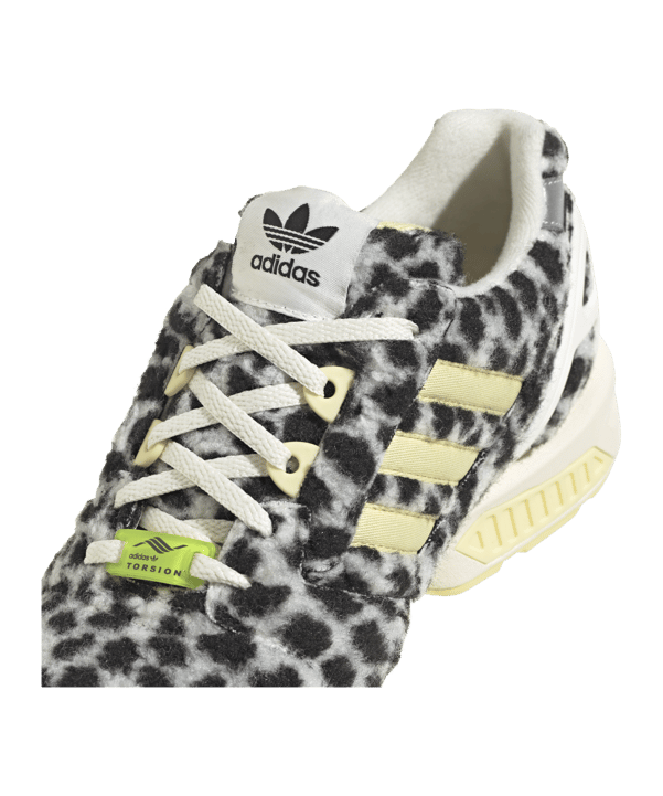 adidas Originals ZX 8020 Damen Weiss Gelb Schwarz - weiss