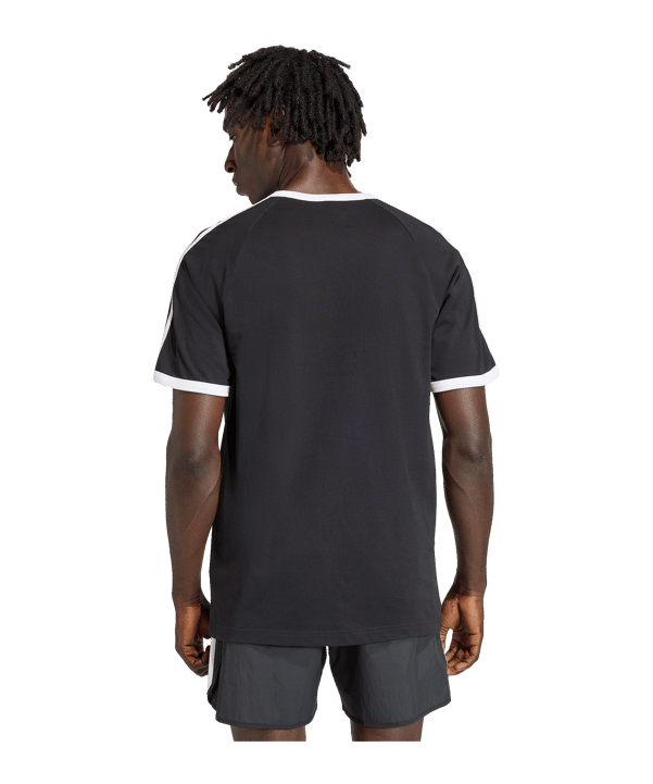 adidas Originals 3 Stripes T-Shirt Schwarz - schwarz