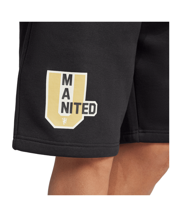 adidas Manchester United VRCT Short Schwarz - schwarz
