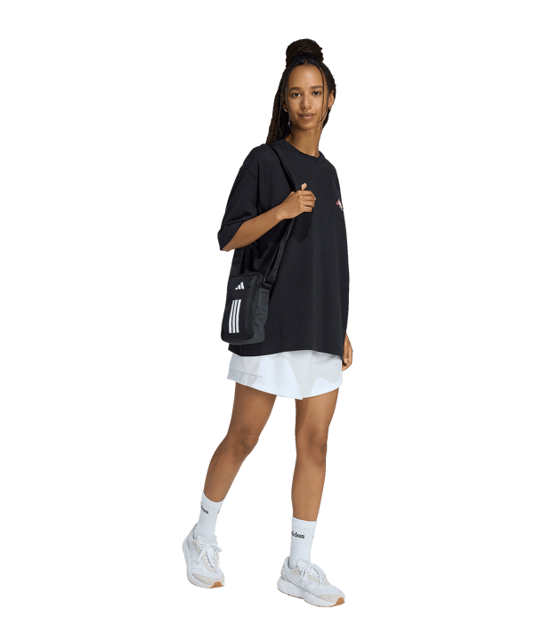 adidas Sodt Side Oversized T-Shirt Damen Schwarz - schwarz