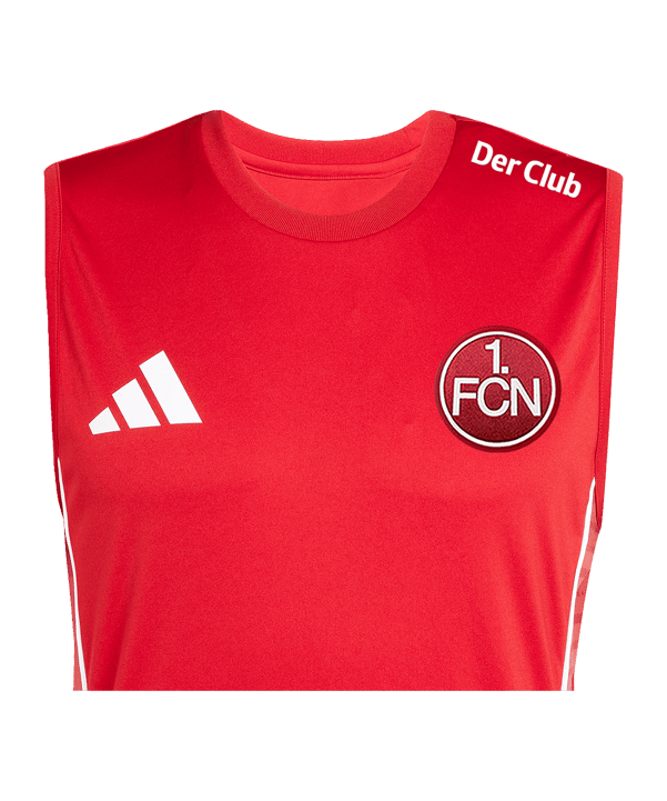 adidas 1. FC Nürnberg Tanktop Rot - rot