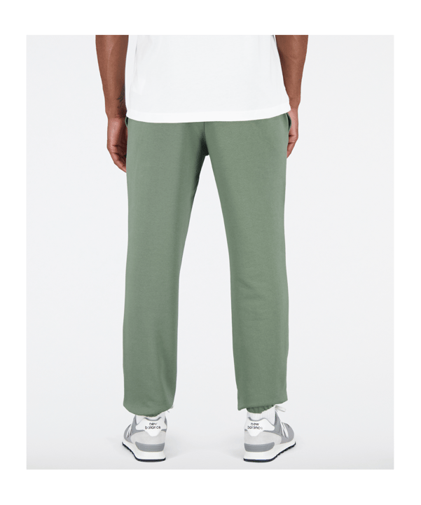 New Balance Essentials Logo Jogginghose Grün FDON - gruen