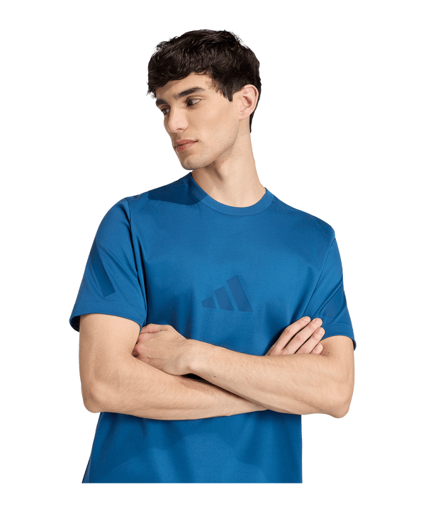 adidas Z.N.E T-Shirt Blau - blau