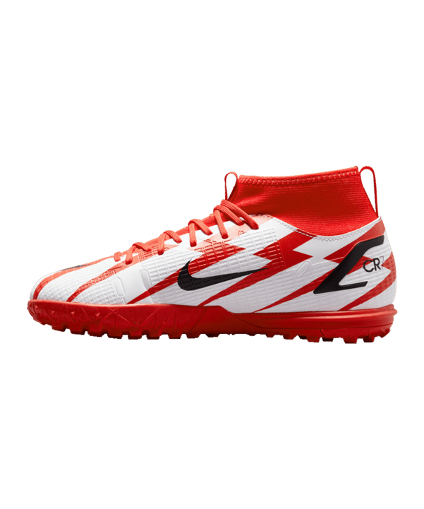 Nike Jr Mercurial Superfly VIII Academy CR7 Spark Positivity TF Kids Rot F600 - rot