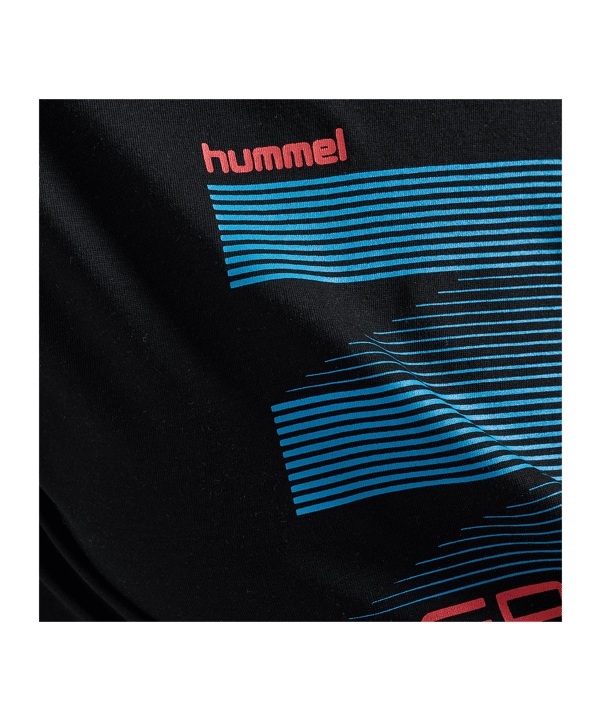 Hummel Pulse Graphic S/S T-Shirt Schwarz F2001 - schwarz