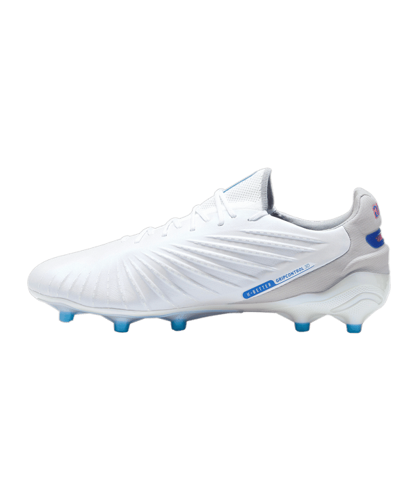 PUMA KING Ultimate FG/AG Formula Weiss Blau F02 - weiss