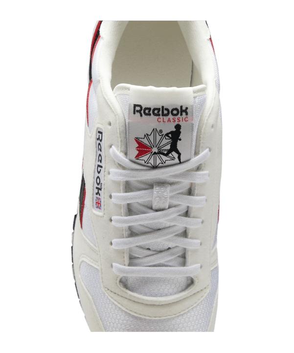 Reebok Classic Leather Weiss Blau Rot - weiss