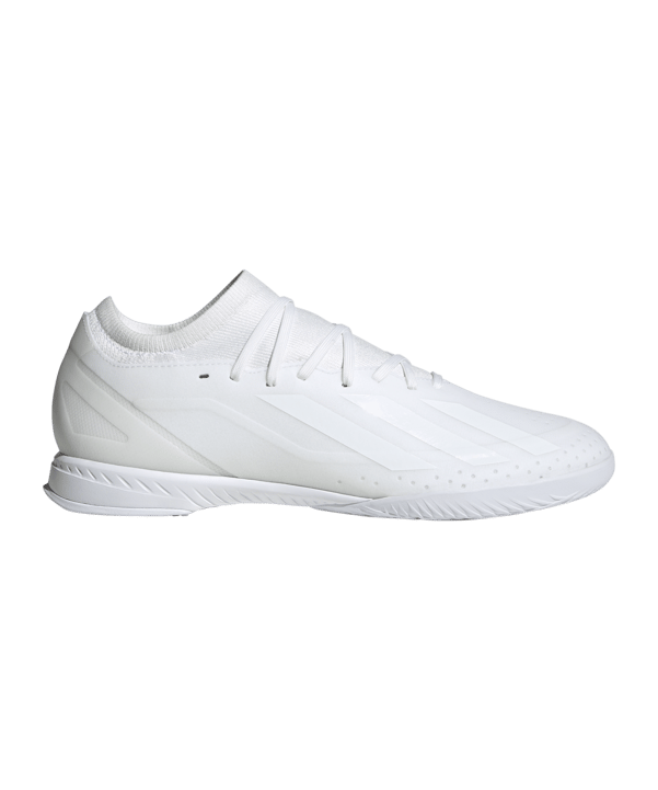 adidas X Crazyfast.3 IN Pearlized Halle Weiss - weiss