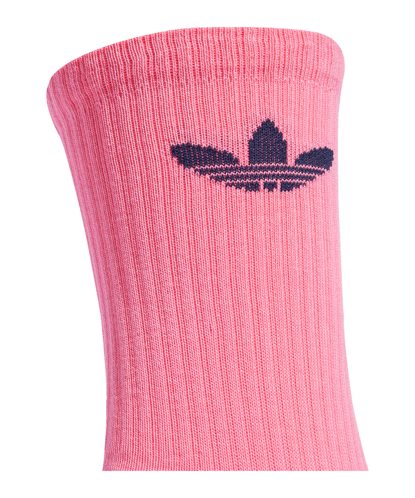 adidas Originals Trefoil Crew Cushion 6 Pair Socken Blau - blau