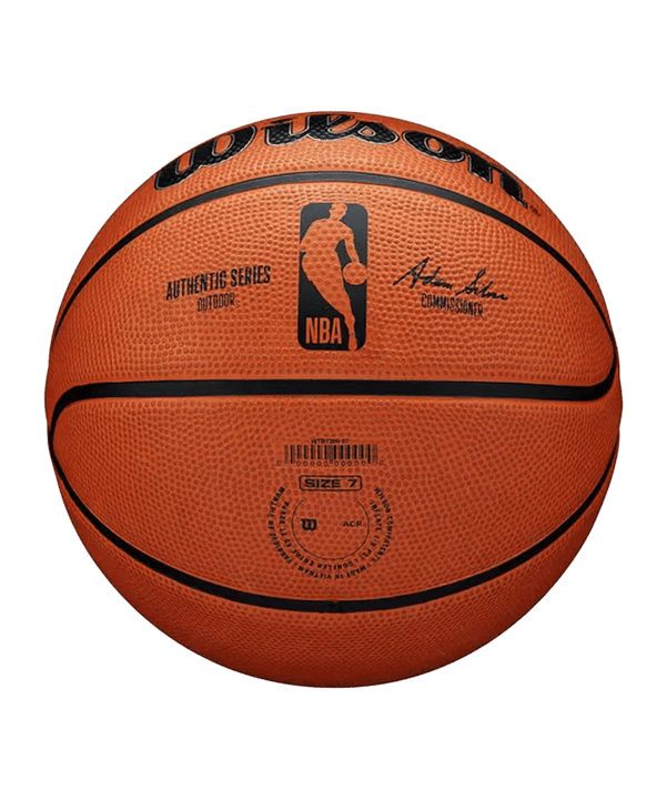 Wilson Authentic Series Outdoof Indoorball Silber - orange