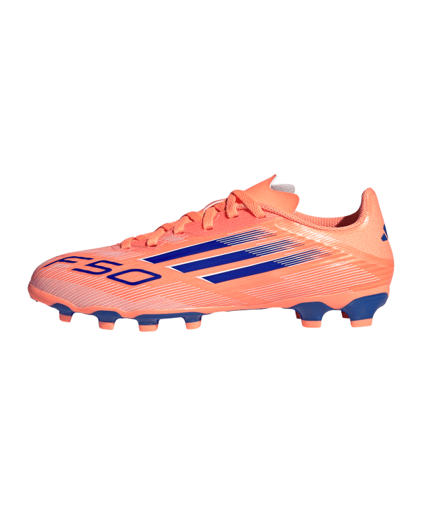 adidas F50 League MG Coral Blaze Kids Orange - orange