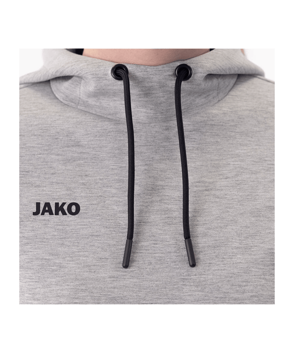 JAKO Premium Basic Hoody Donna Grigio C040 - grigio