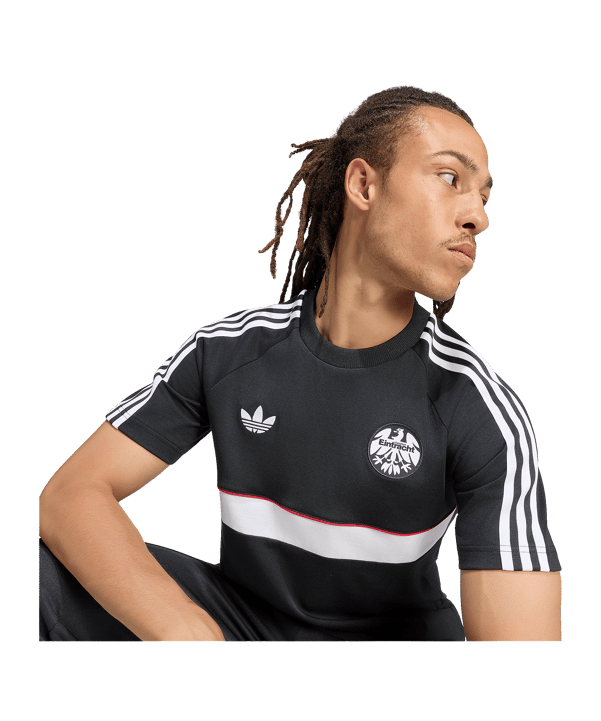 adidas Originals Eintracht Frankfurt FC T-Shirt Schwarz - schwarz