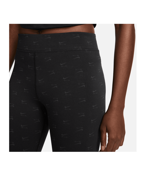 Nike Air High Waist Leggings Damen Schwarz F010 - schwarz
