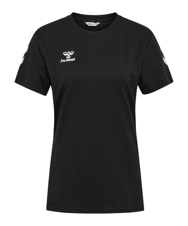 Hummel Go 2.0 Chevron T-Shirt Damen Schwarz F2001 - schwarz