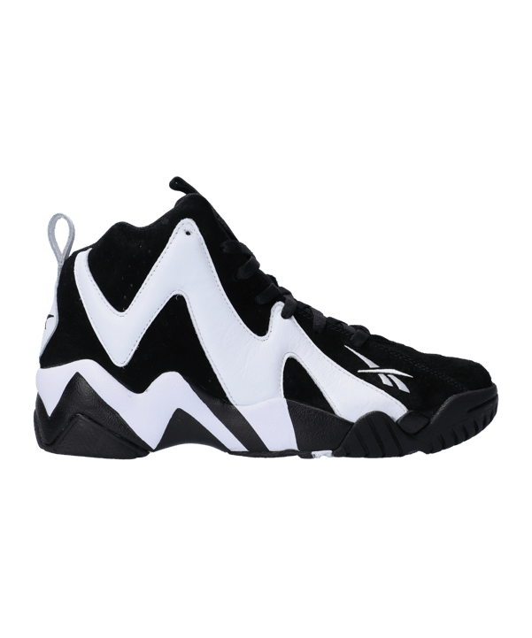 Reebok Kamikaze II High Schwarz Weiss - schwarz