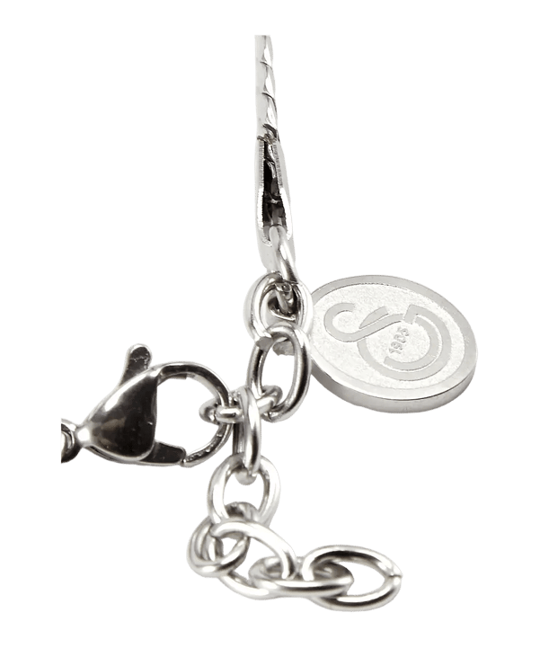 Galatasaray Istanbul Stahl Armbinde Silber - silber