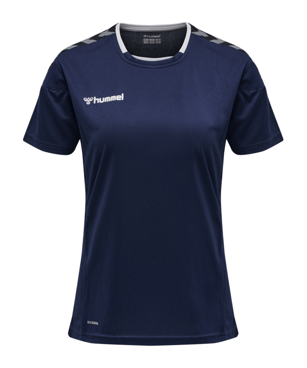 Hummel Authentic Poly Trikot kurzarm Damen F7026 - blau