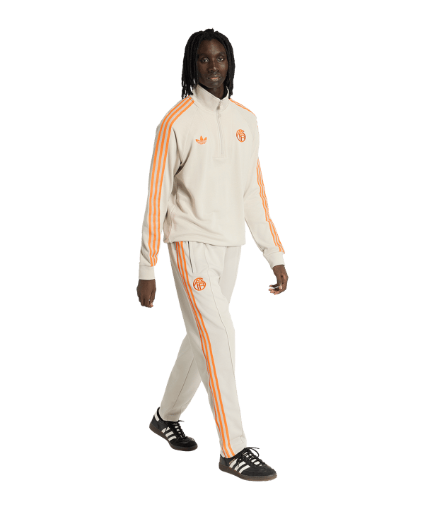 adidas FC Bayern München Originals Zip Top Beige - beige