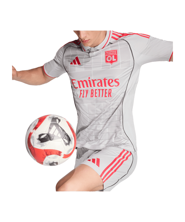 adidas Olympique Lyon Trikot 3rd 2025/2026 Grau - grau