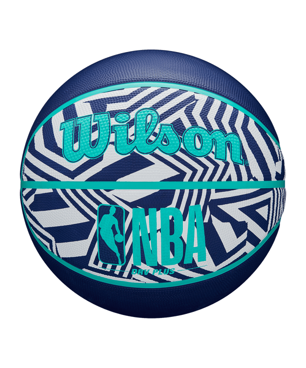 Wilson NBA Drv Plus Dazzle Camo Trainingsball Blau - blau