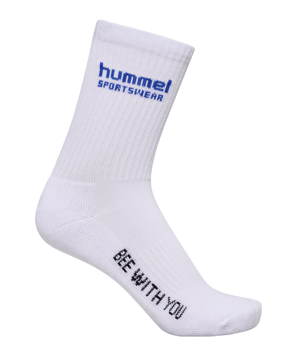 Hummel hml 3er Pack Socken Weiß F9347 - weiss