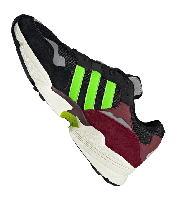 adidas Originals Yung-96 Sneaker Schwarz Rot - schwarz