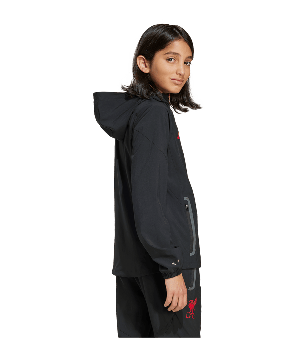 adidas FC Liverpool Tiro 25 Competition Jacke Kids Schwarz - schwarz
