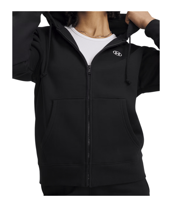 Under Armour Rival Giacca con cappuccio Donna Nero C008 - nero
