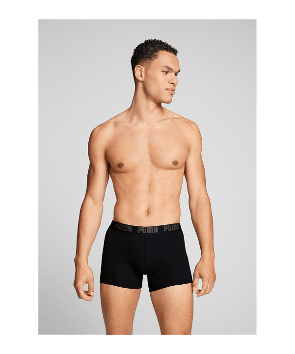 PUMA Everyday Basic 2P Boxershort Grün F014 - gruen