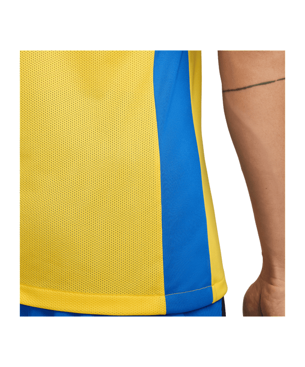 Nike Park Derby IV Shirt Geel Blauw F720 - geel