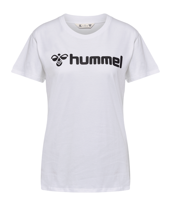 Hummel GO 2.0 LOGO T-Shirt Damen Weiss F9001 - weiss